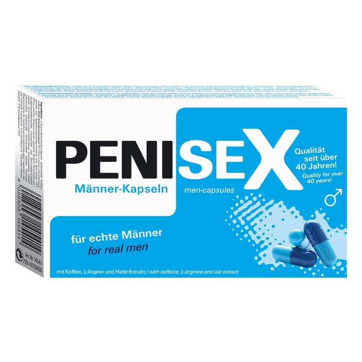 Supliment alimentar, JoyDivision, PENISEX, 40 capsule, pentru marire penis, performanta sexuala