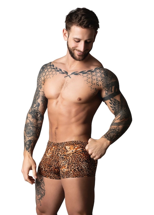 inel din silicon, Male Power, Leopard, maro, Maro