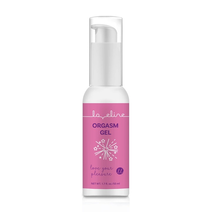Gel de masaj unisex Loveline Orgasm, 50ml, transparent, pentru zone sensibile