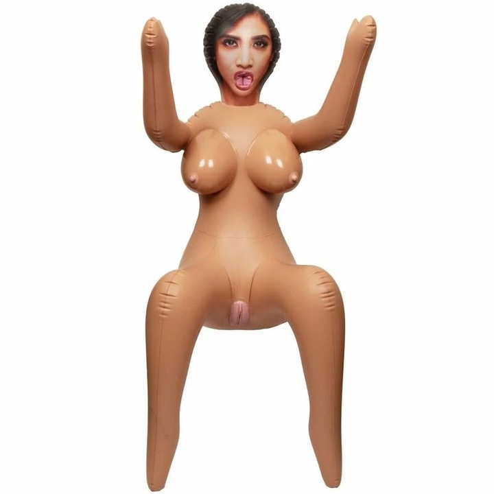 Felfújható szexbaba, CalExotics, Back Door Babe, 3 bejárat, 155-160 cm