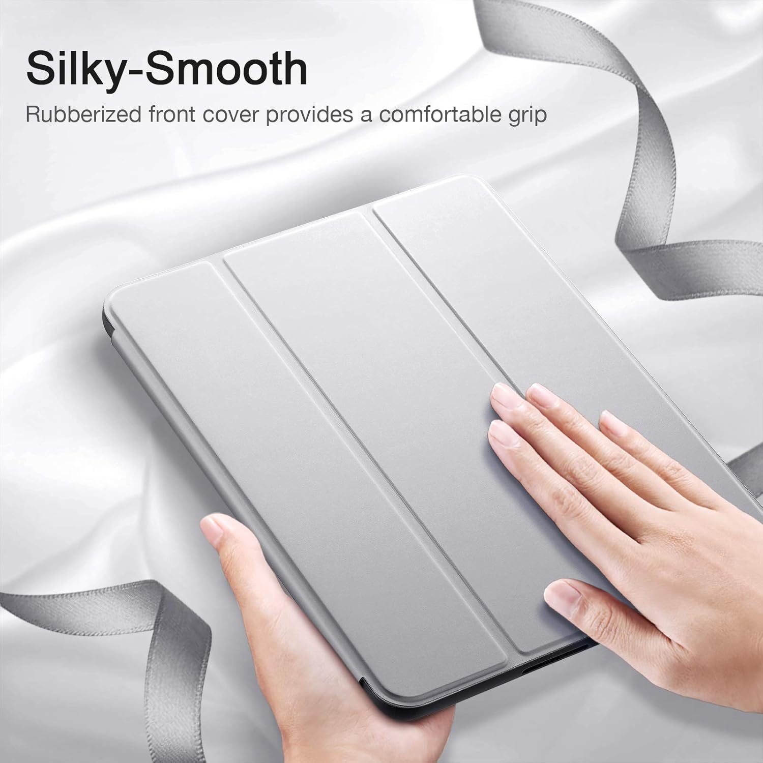 Husa tableta ESR pentru Apple iPad 9/8/7 10.2", gri, dimensiuni 250.60x174.10x7.50mm