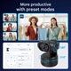 Уеб камера 4K EMEET PIXY Duala AI PTZ, автофокус 0.2s PDAF, 1080p, автоматично проследяване 310°, Sony сензор, 3 микрофона с шумопотискане, управление с жестове – Съвместима с OBS/Twitch/Switch 2
