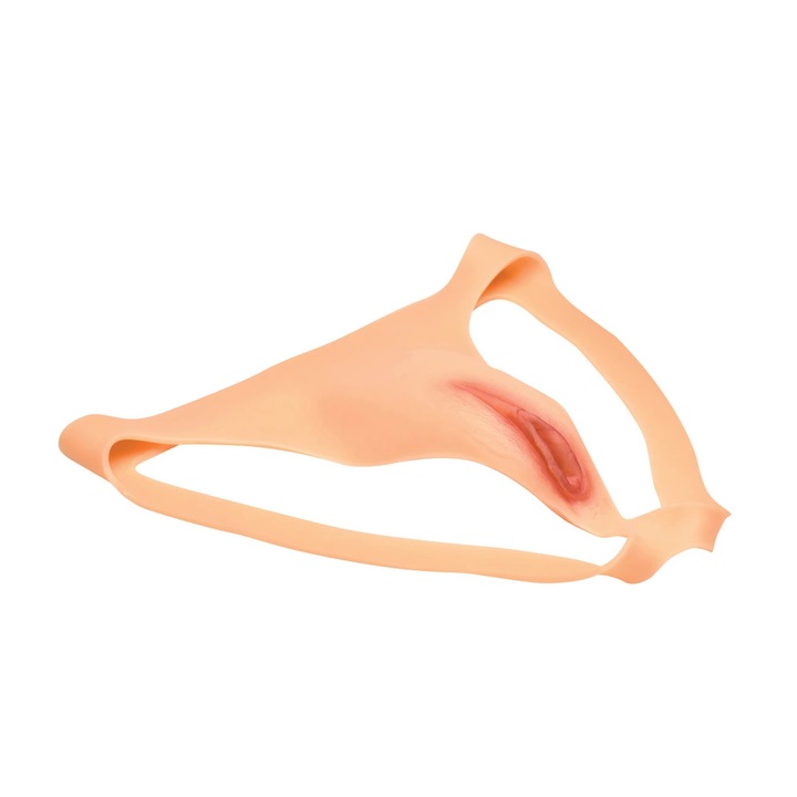 Centura cu canal vaginal Jockstrap silicon, XR Brands, dimensiune universala, reglabil