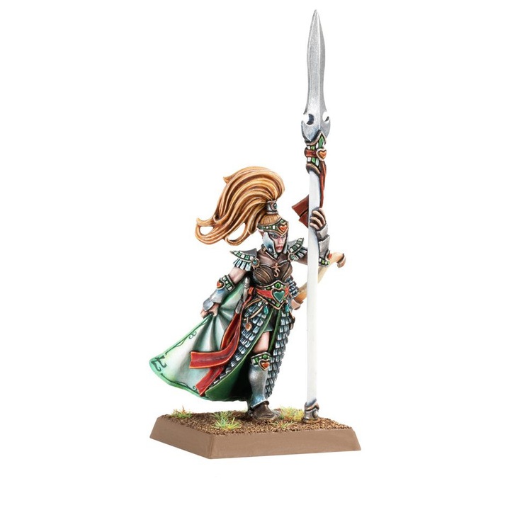 Warhammer The Old World játékkiegészítő, Handmaiden of the Everqueen High Elf Realms, Games Workshop, 3 darabos, fém