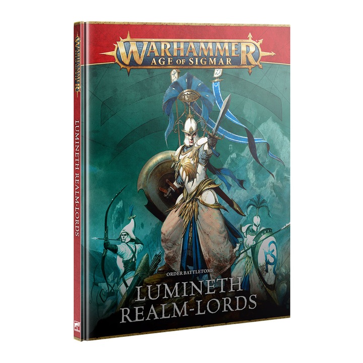 Разширение за игра Warhammer Age of Sigmar, Battletome: Lumineth Realmlords 2026, Games Workshop, английски език, многоцветен