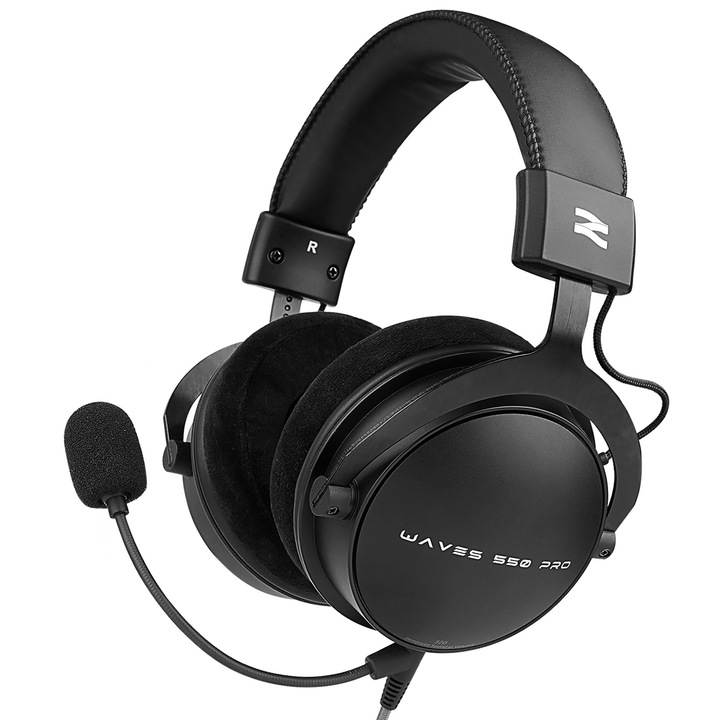 Casti De Studio Talomen W550X, Inchise, Over-Ear, Cu Pernite Din Piele Si Velur, Cabluri Detasabile, Ideale Pentru Inregistrare, Mixaj, Mastering, Monitorizare Dj Si Gaming