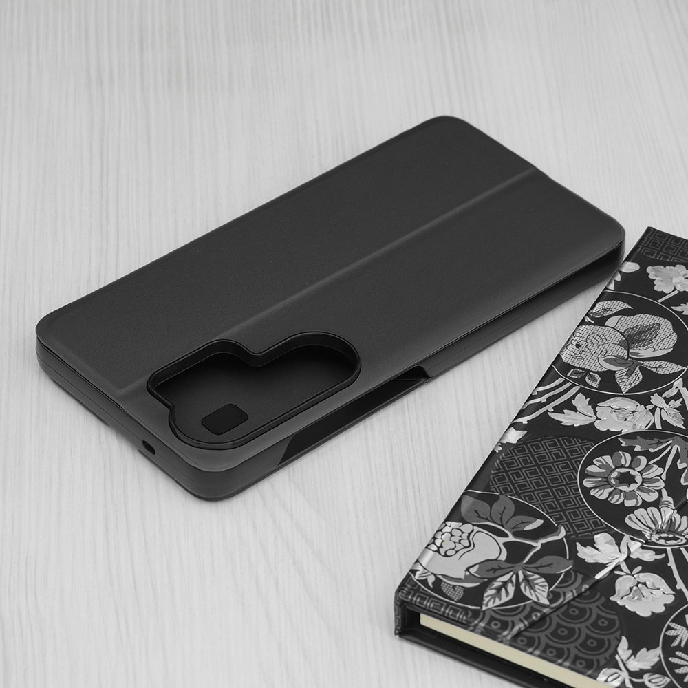 Husă pentru Samsung Galaxy S26 Ultra, SKYDDAR INNOVATION, eFold, tip carte, set cu sticker, Negru