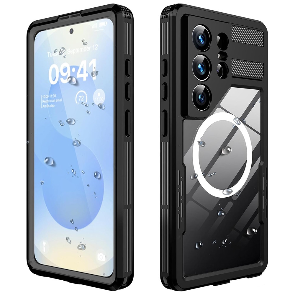 Husa pentru Samsung Galaxy S26 Ultra, din Policarbonat, ShellBox, Culoare Negru