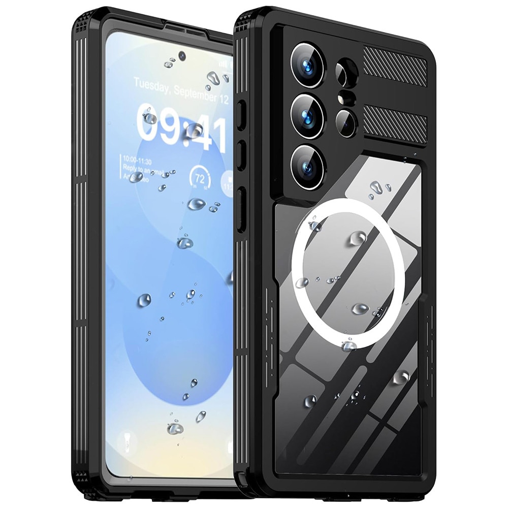 Husa pentru Samsung Galaxy S26 Ultra, din Policarbonat, ShellBox, Culoare Negru