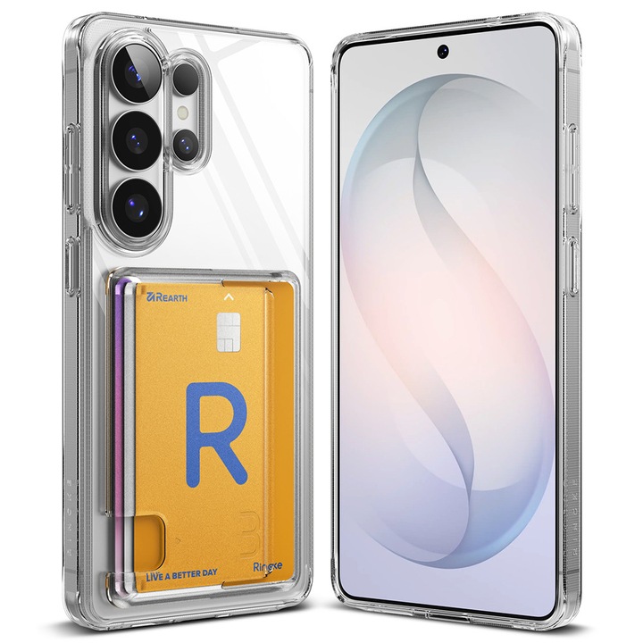 Husa pentru Samsung Galaxy S26 Ultra - Ringke Fusion Card - Clear