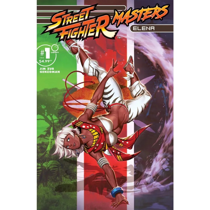 Комикс Street Fighter Masters, Elena, 01, Cvr A Genzoman, Автор Jim Zub
