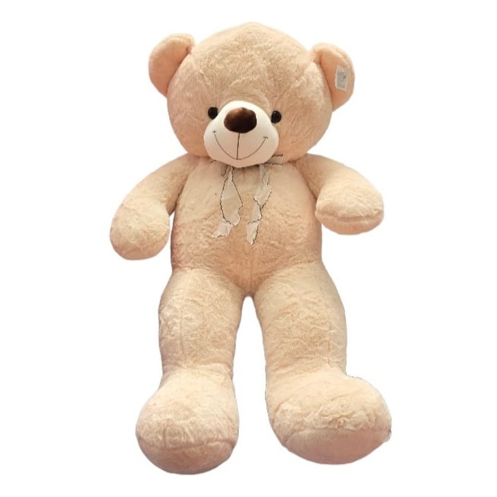 Urs de Plus, cu papion, crem, 105 cm