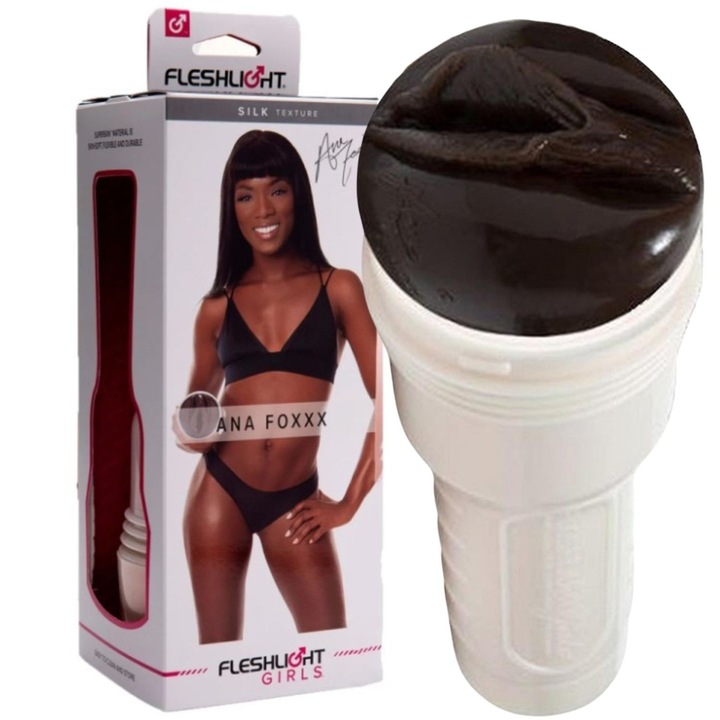 Masturbator realist, Fleshlight, 25x9 cm, manson detasabil, rezistent la apa