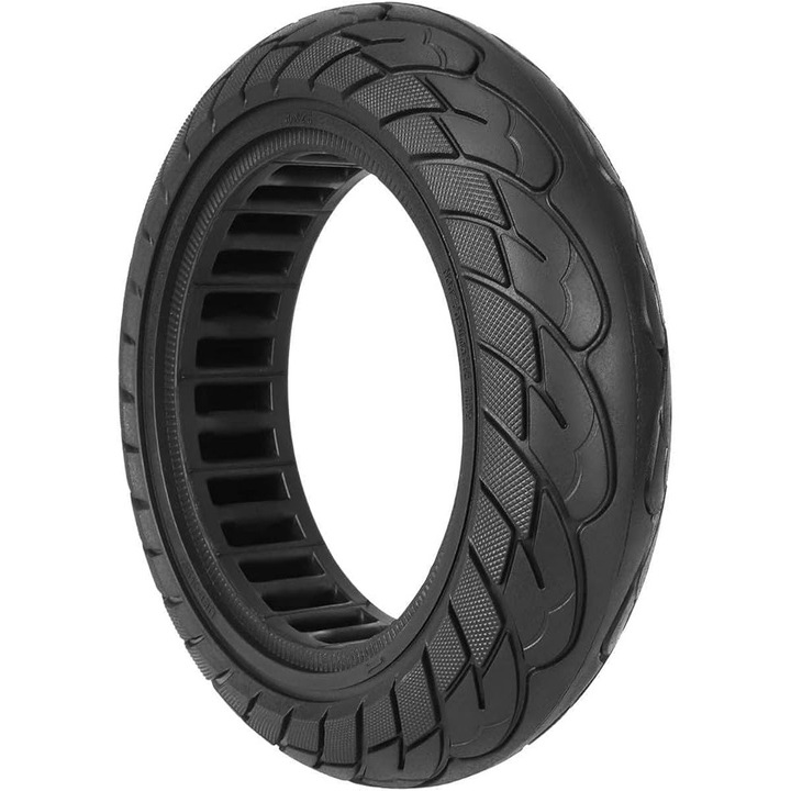 Anvelopa Solida 10x2.5 (6070-6.5) pentru Ninebot Max G30 G30P G30LE G30LP – Cauciuc Plin Anti-Pana