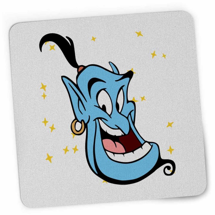 Mousepad Aladdin Genie Duh Lampa Fermecata Alibaba, 21x19cm