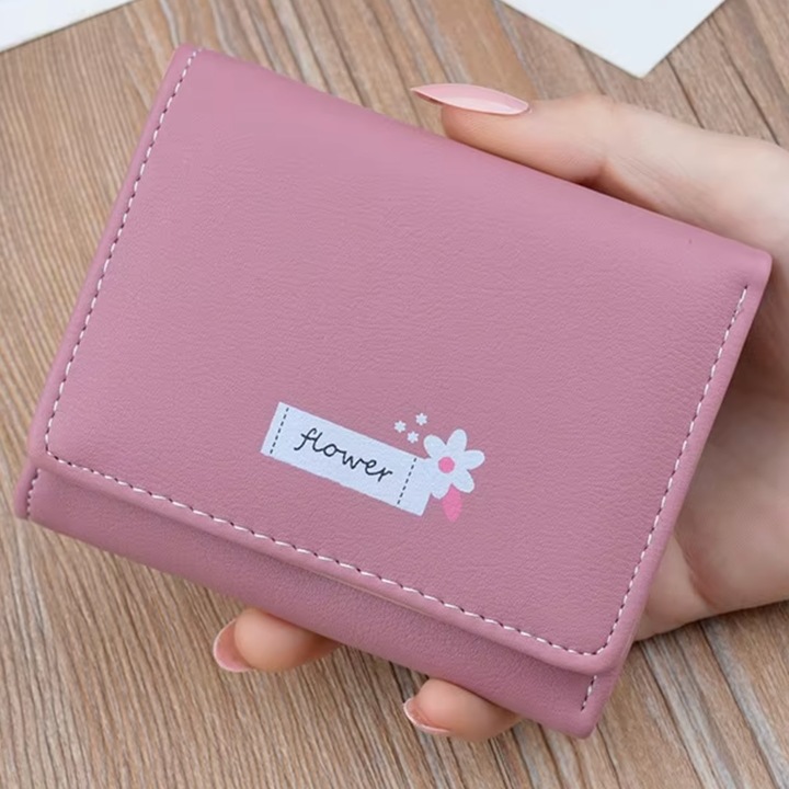 Портфейл PE-35558 - Розов инкрустиран