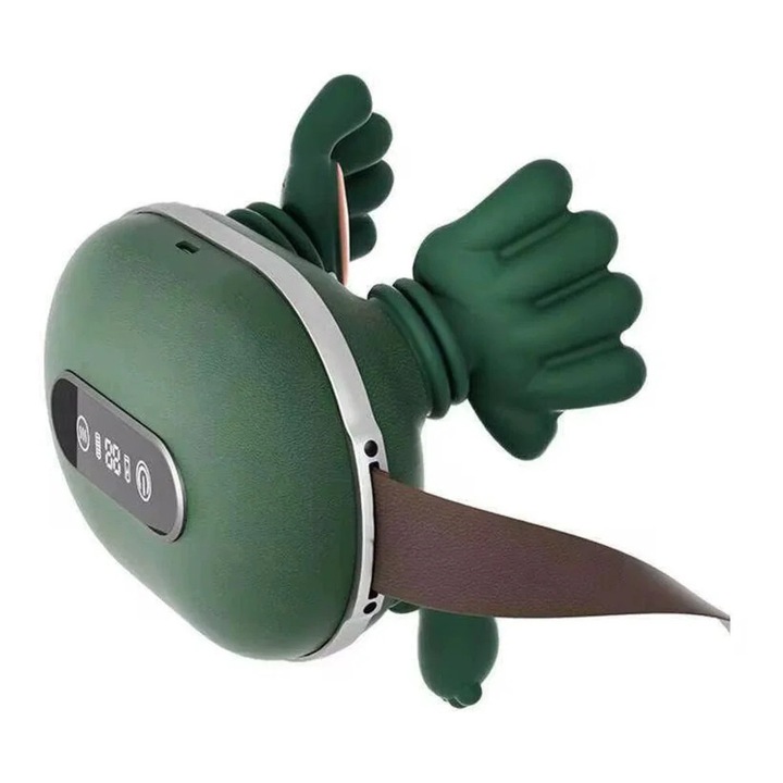 Aparat de Masaj Cervical UniBox, cu Incalzire, Funcție Hands-free, 2000 mAh, Autonomie 70 min