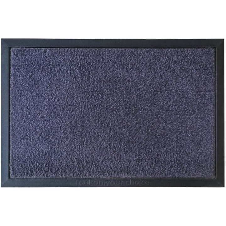 Taukan lábtörlő, csúszásmentes, mosható, 60 x 40 cm – Sötétszürke