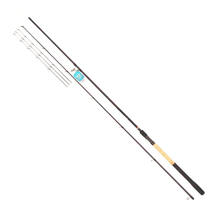 Lansetă pescuit Katcher Performance Feeder 3.3m, 60g, set 2+3 varfuri, carbon