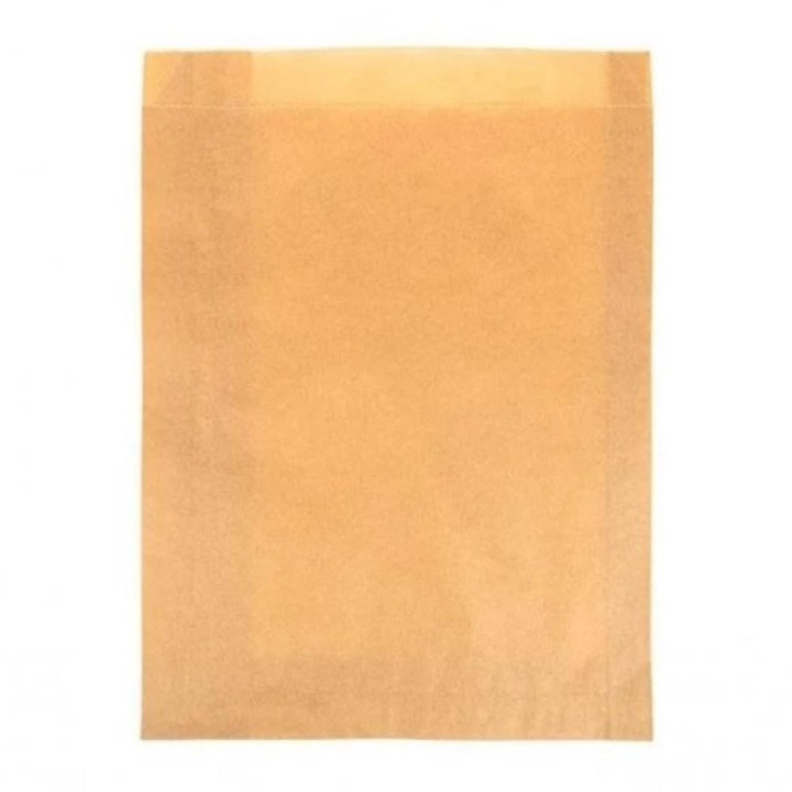 Set 2 x 1000 Punga din Hartie fara Maner, Natur, 16 x 7 x 35 cm