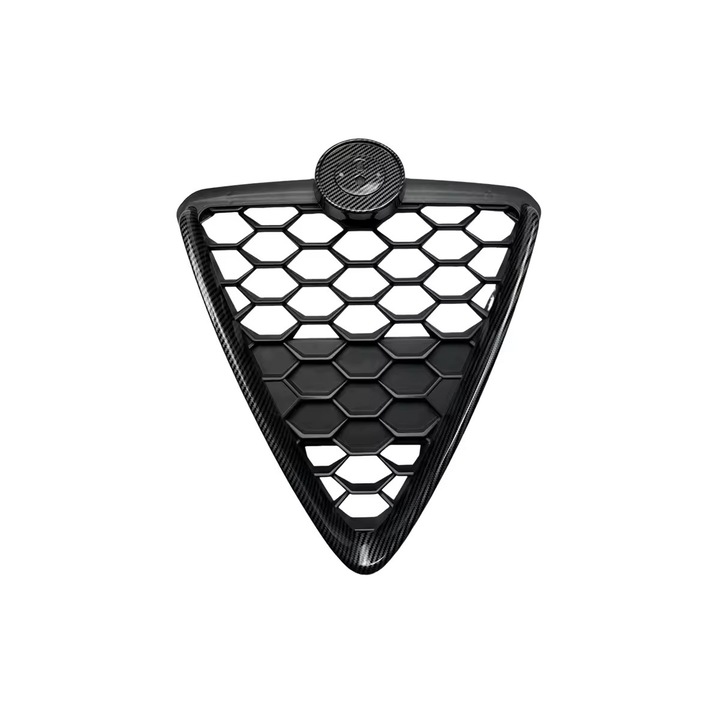 Hűtőrács Alfa Romeo Giulietta (940) modellekhez, karbon megjelenésű, 2010-2020