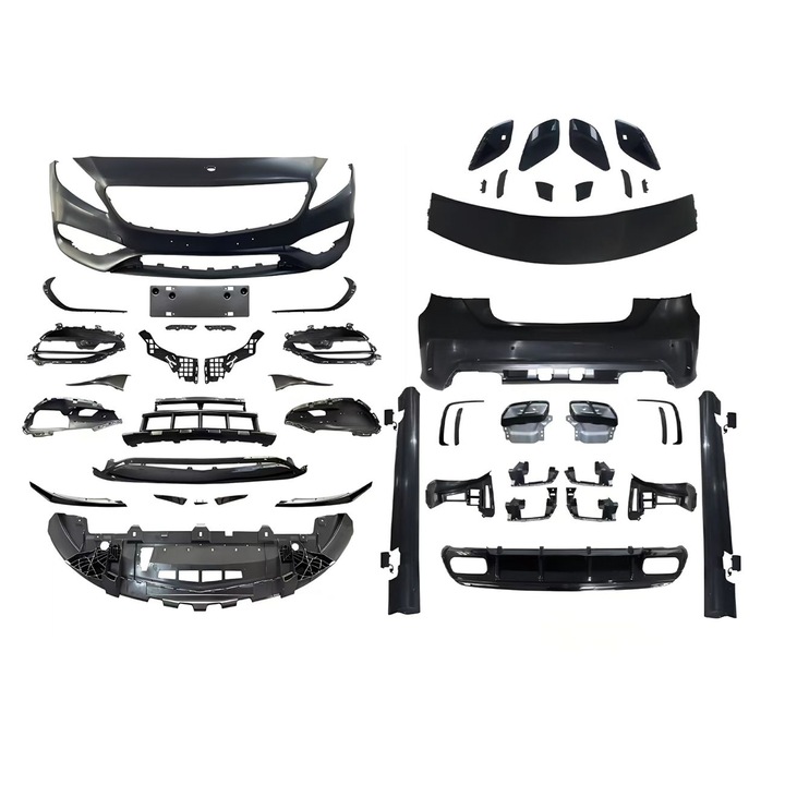 Karosszéria készlet A45 AMG stílus Mercedes A-osztályhoz (W176) 2012-2018, autóalkatrész, tartozék