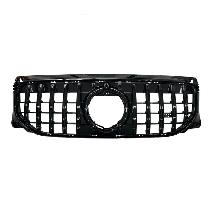 Fekete hűtőrács Mercedes GLB X247 Facelift (2023+) Panamericana standard számhoz