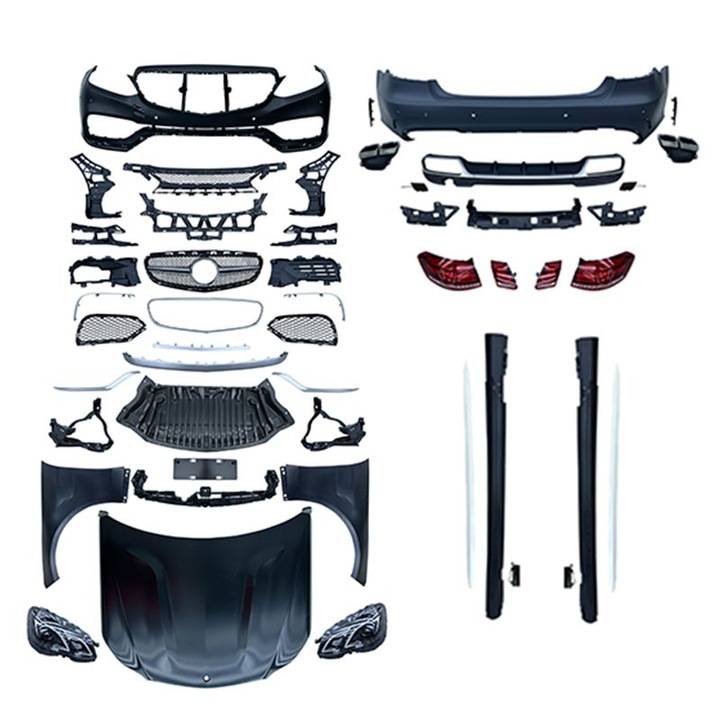 Mercedes E Class (W212) 2009-2012 karosszéria átalakító készlet E63 AMG Facelift 2013+-re