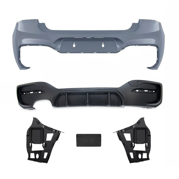 Hátsó lökhárító M-Sport BMW 1-es sorozathoz (F20, F21) Ferdehátú Facelift (2015-2019)