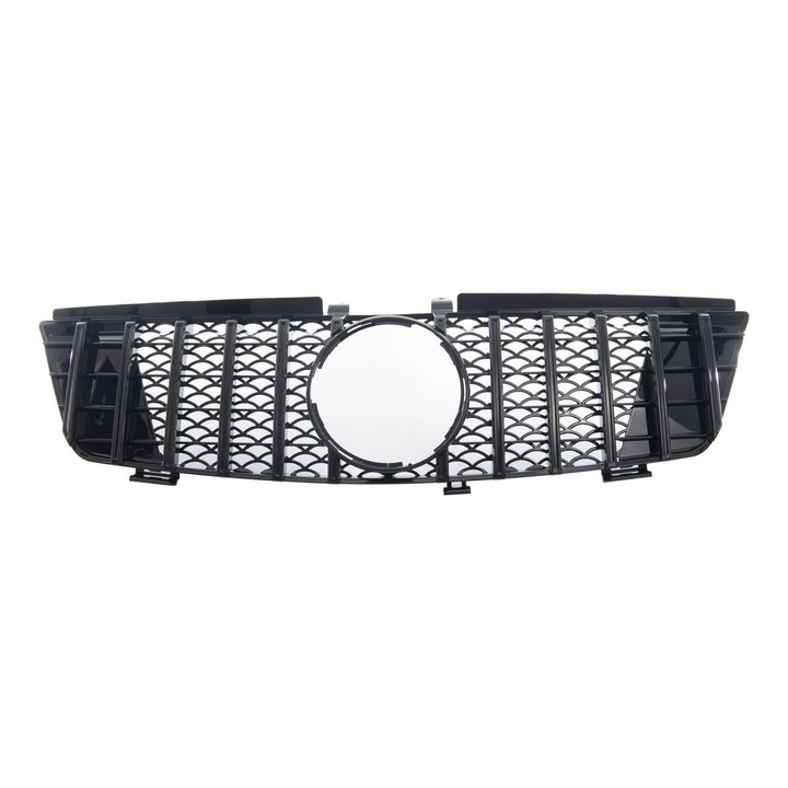 Радиаторна решетка за Mercedes ML-Class (W164) 2005-2008, гланцово черна