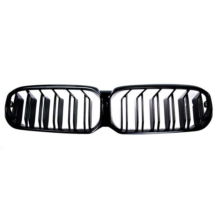 Hűtőrács Bmw 5 (G30) LCI Sedan Touring, fényes fekete, duplasoros, 2020-2023