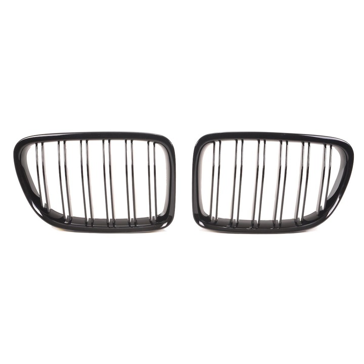 Hűtőrács BMW X1 (E84) 2009-2015 fényes fekete dupla vonal