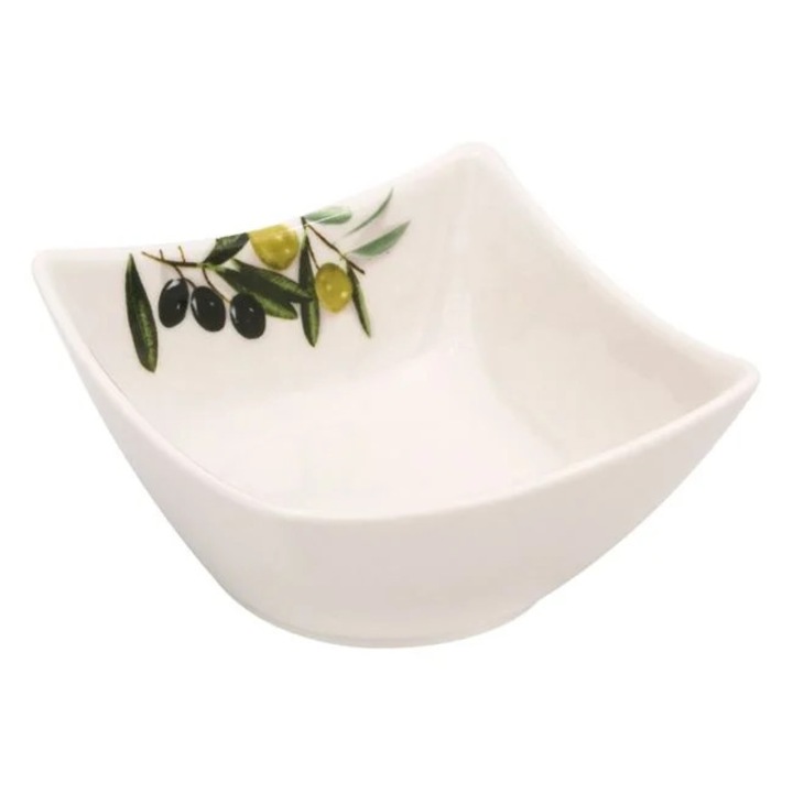 Порцеланова купа за ядки, комбиниран материал, идеално за стилно сервиране,, многоцветен