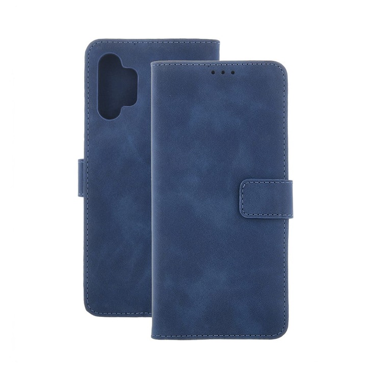 Husa telefon Luka Magneto Velvet pentru Xiaomi Redmi Note 14 Pro 5G / Redmi 14 Pro Plus 5G, granat, cu suport si compartimente pentru carduri