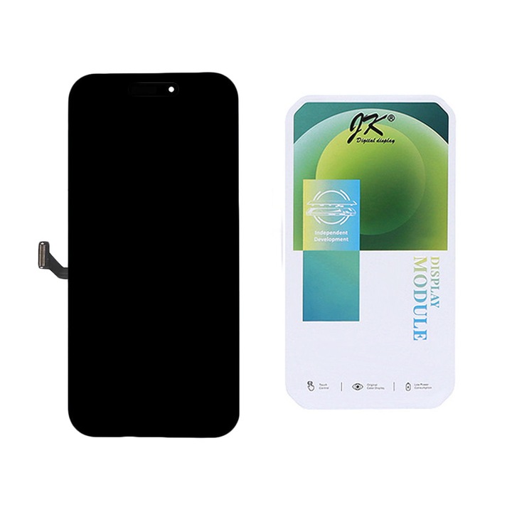 Дисплей LCD с тъч панел за iPhone 14 Plus, Luka, черен, лесен монтаж