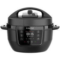 Multicooker cu gatire sub presiune Instant Pot Mini 140-8000-01-EU, 7 functii, 3.8L, vas interior din otel inoxidabil, suport pentru aburi, negru