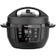 Multicooker cu gatire sub presiune Instant Pot Mini 140-8000-01-EU, 7 functii, 3.8L, vas interior din otel inoxidabil, suport pentru aburi, negru