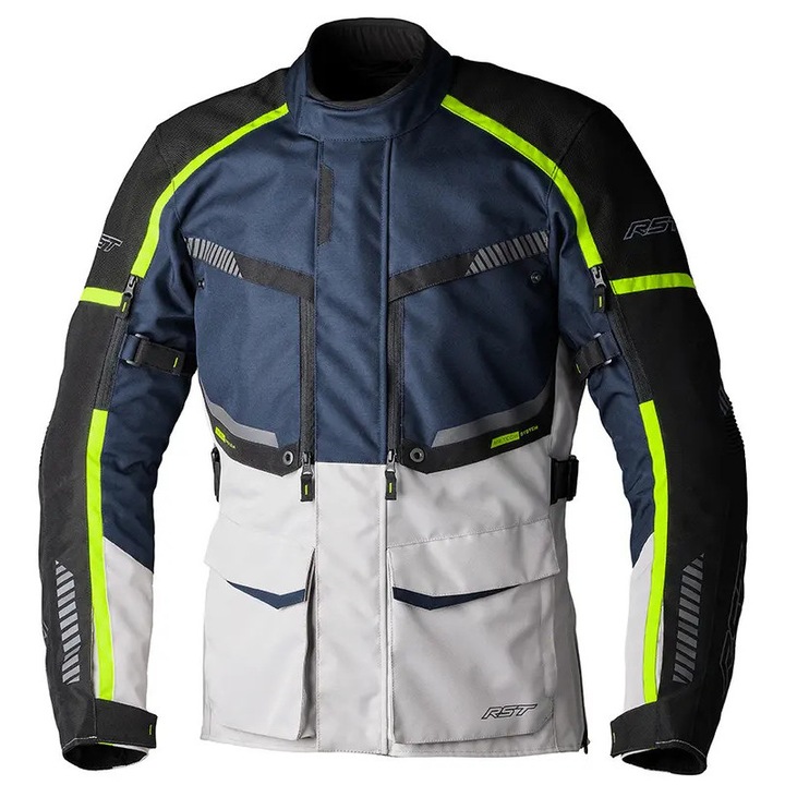 Rst Maverick Evo CE férfi textil dzseki - tengerészkék/ezüst