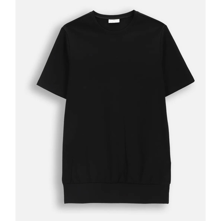 Rochie Coccodrillo, imprimeu inimi, Negru