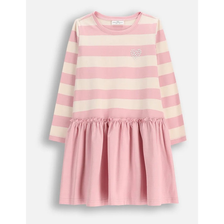 Rochie Coccodrillo, roz, bumbac, Roz