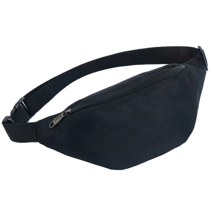 Borseta IZMAEL, negru, 30x7x13cm, reglabilă