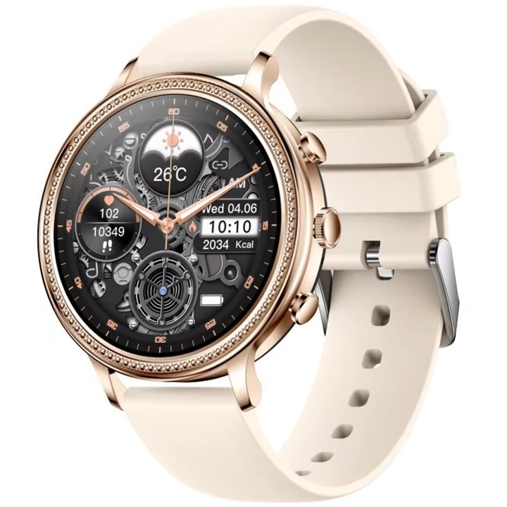 Ceas Smart Lige MO-35343, maro deschis, 4, 5x4, 5cm, 23cm