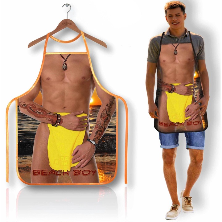 Grammi konyhai kötény, Beach Boy modell, állítható