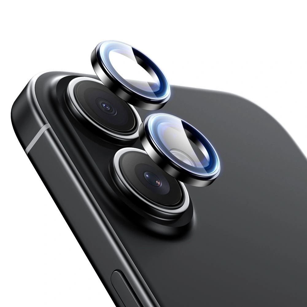 Protectie camera Tech-Protect Camring Fit+, aluminiu si sticla calita, negru, pentru Samsung Galaxy A57 5G