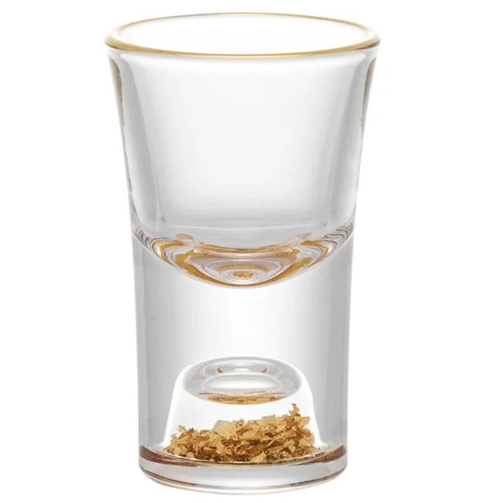 Pahar de cristal SH-35411 - Aurie / 10ml