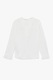 KOTON, Camasa cu volane, Alb/Negru