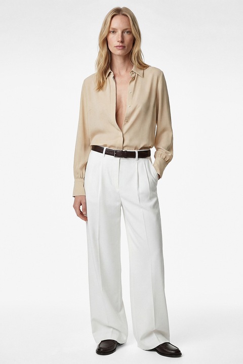 KOTON, Camasa cu inchidere ascunsa, Bej deschis