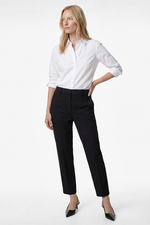KOTON, Pantaloni crop conici, Negru