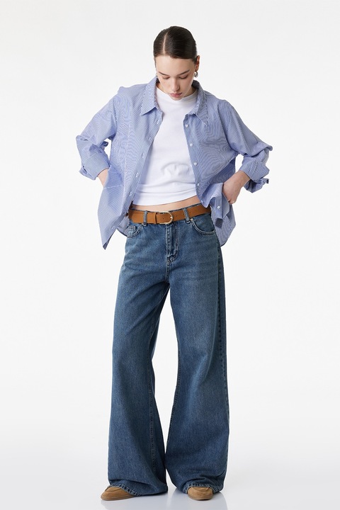 KOTON, Blugi evazati Victoria, Albastru