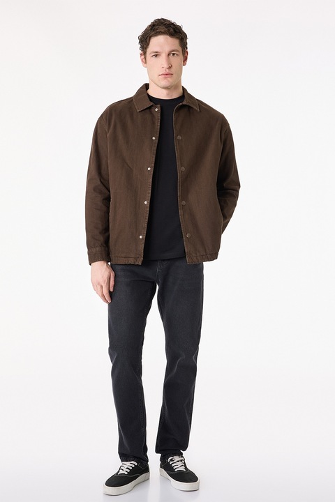 KOTON, Blugi slim fit Brad, Negru